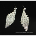 Qualitäts-Förderung-Braut-elegante silberne hängende Kristallbolzen-Ohrringe